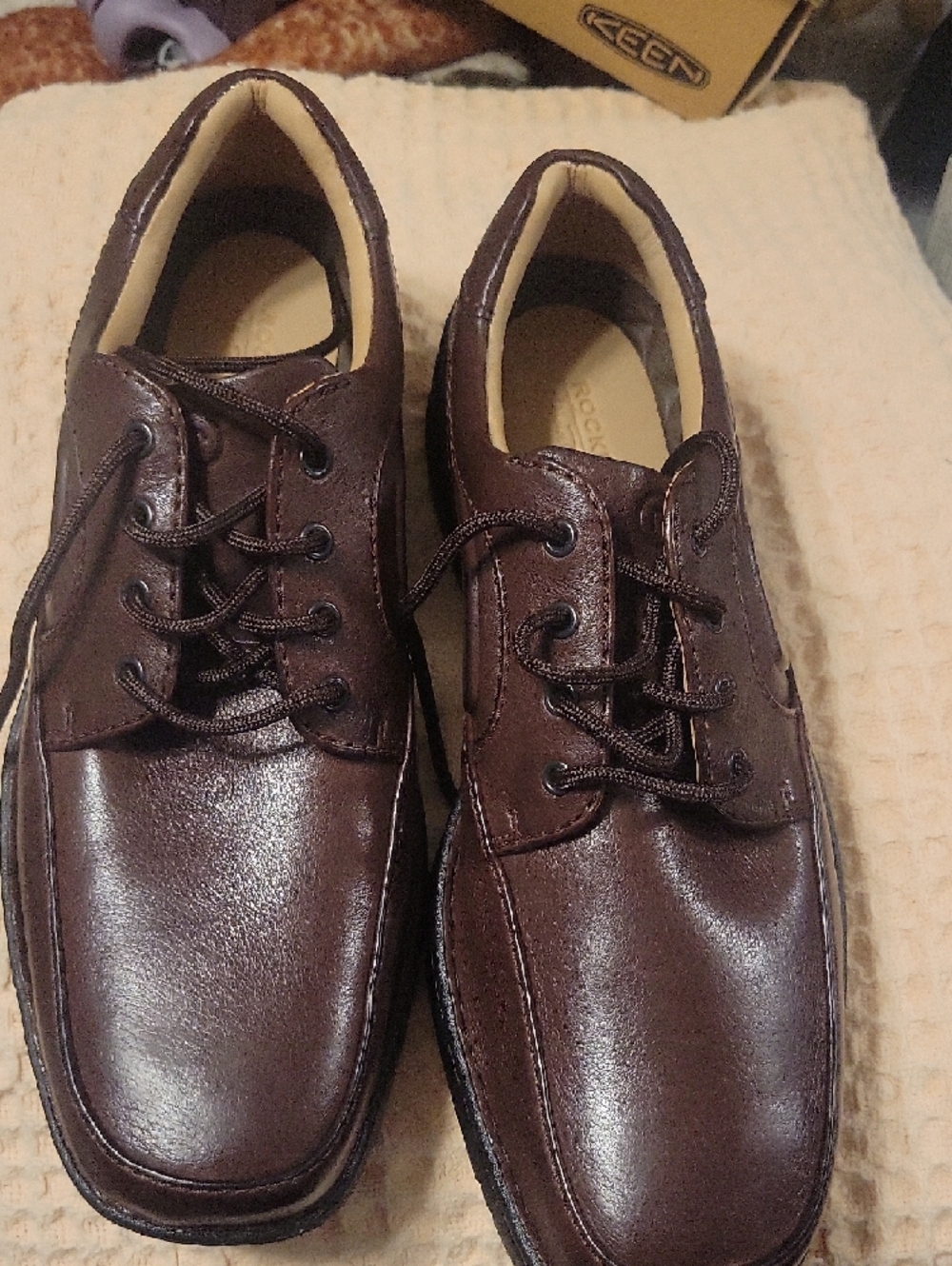 Rockport Westgrove Brown Tumbled Men's Oxfords